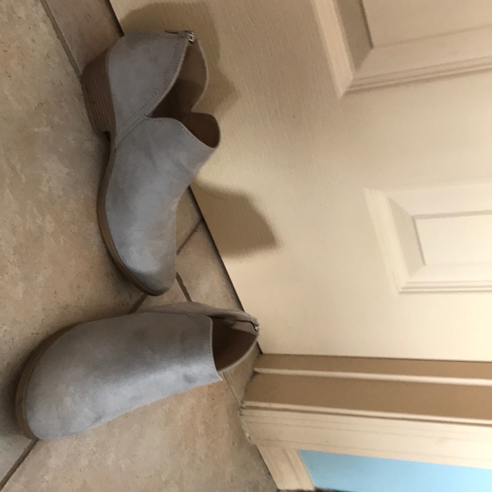 Soda Brand Shoe Boots - grey suede, hardly worn.